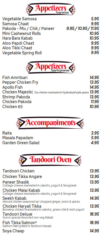 Appetizers & Specials