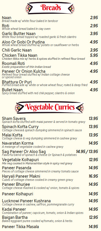Vegetable Curries